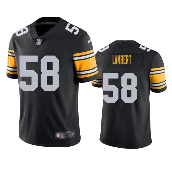 Jack Lambert Pittsburgh Steelers Black Vapor Limited Jersey