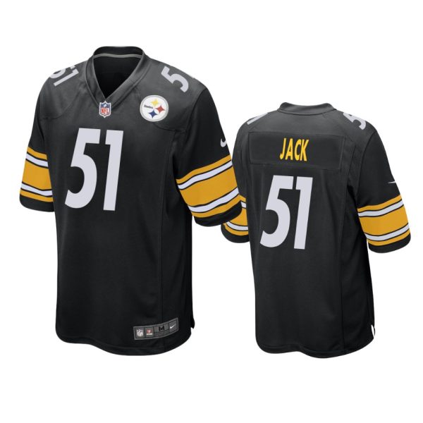 Myles Jack Pittsburgh Steelers Black Game Jersey