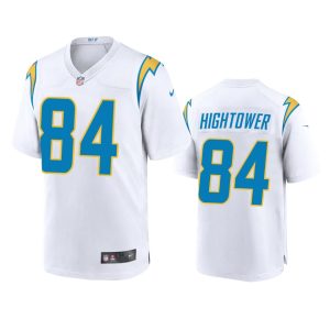 John Hightower Los Angeles Chargers White Game Jersey