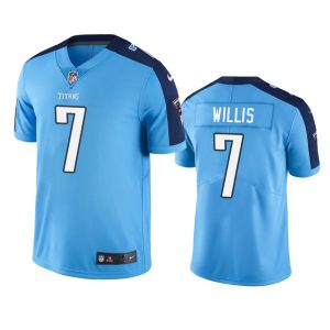 Malik Willis Tennessee Titans Light Blue Vapor Limited Jersey