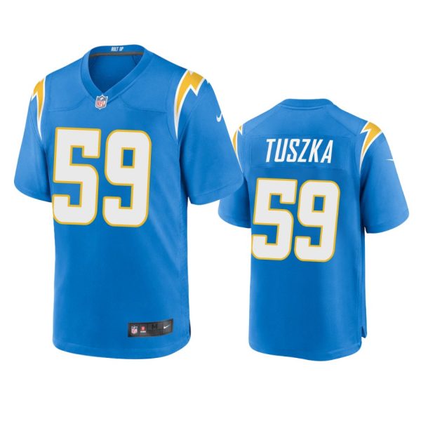 Derrek Tuszka Los Angeles Chargers Powder Blue Game Jersey