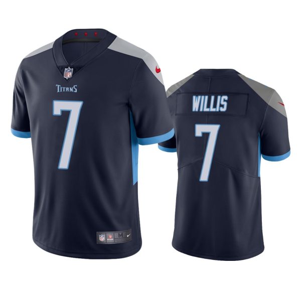 Malik Willis Tennessee Titans Navy Vapor Limited Jersey