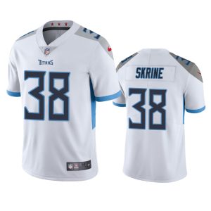 Buster Skrine Tennessee Titans White Vapor Limited Jersey