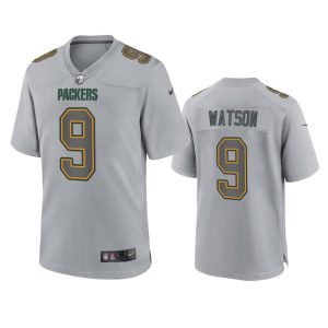 Christian Watson Green Bay Packers Gray Atmosphere Fashion Game Jersey
