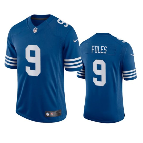 Nick Foles Indianapolis Colts Royal Alternate Vapor Limited Jersey