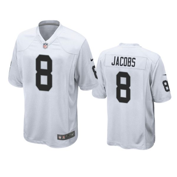 Josh Jacobs Las Vegas Raiders White Game Jersey