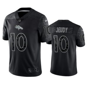 Jerry Jeudy Denver Broncos Black Reflective Limited Jersey