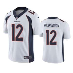 Montrell Washington Denver Broncos White Vapor Limited Jersey