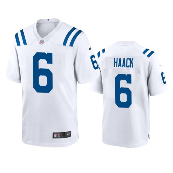 Matt Haack Indianapolis Colts White Game Jersey