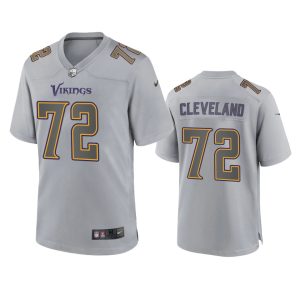 Ezra Cleveland Minnesota Vikings Gray Atmosphere Fashion Game Jersey