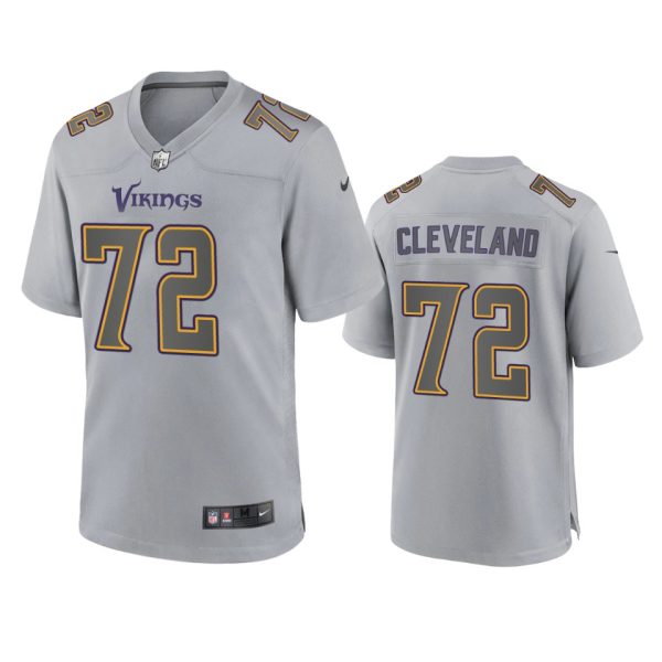 Ezra Cleveland Minnesota Vikings Gray Atmosphere Fashion Game Jersey