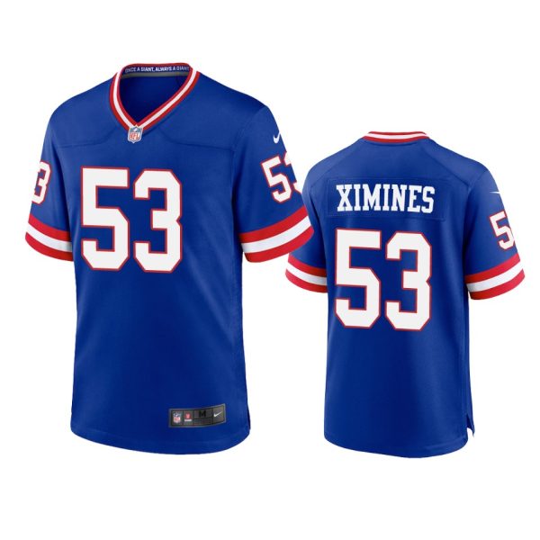 Oshane Ximines New York Giants Royal Classic Game Jersey