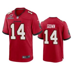 Chris Godwin Tampa Bay Buccaneers Red 2021 NFL Playoffs Patch Jersey