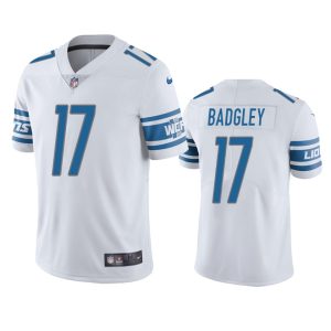 Michael Badgley Detroit Lions White Vapor Limited Jersey