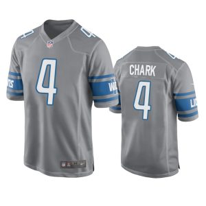 D.J. Chark Detroit Lions Silver Game Jersey