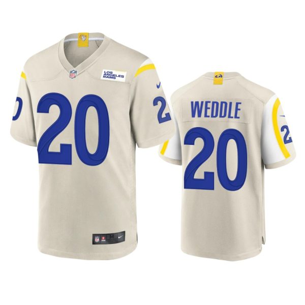 Eric Weddle Los Angeles Rams Bone Game Jersey