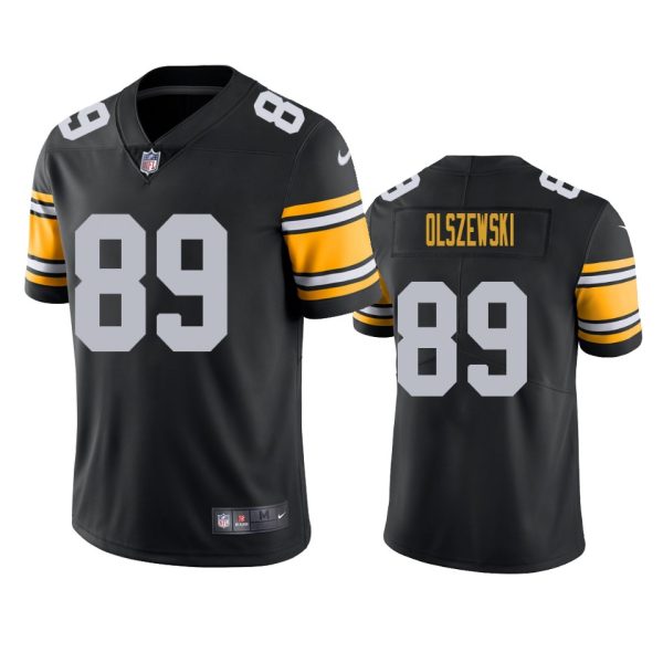 Gunner Olszewski Pittsburgh Steelers Black Alternate Vapor Limited Jersey