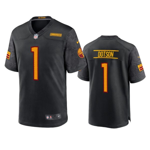 Jahan Dotson Washington Commanders Black Alternate Game Jersey