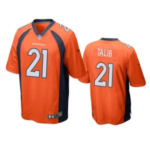 Aqib Talib Denver Broncos Orange Game Jersey