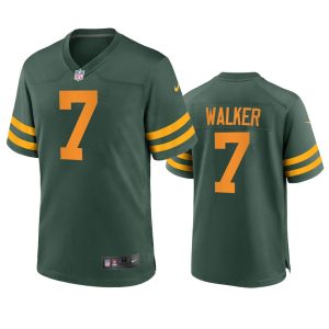 Quay Walker Green Bay Packers Green Alternate Game Jersey