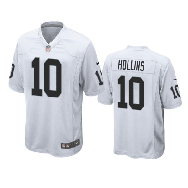 Mack Hollins Las Vegas Raiders White Game Jersey