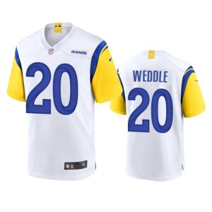 Eric Weddle Los Angeles Rams White Game Jersey