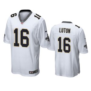 Jake Luton New Orleans Saints White Game Jersey